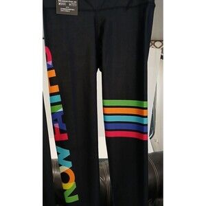 New Warrior Apparel Work Out Pants Size Med. Black with Faith is Now.